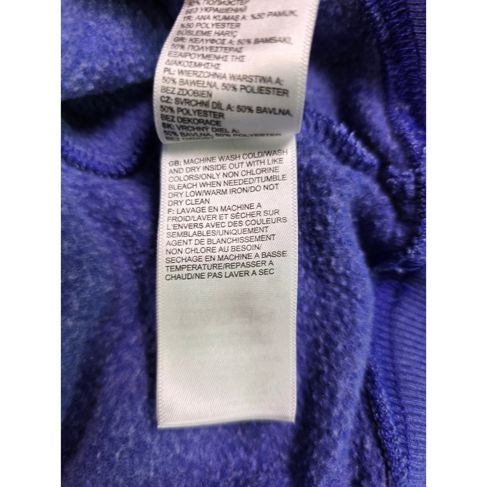 The North Face Sweatshirt Womens Medium Purple Heather Logo Pullover Hoodie - Picture 11 of 11